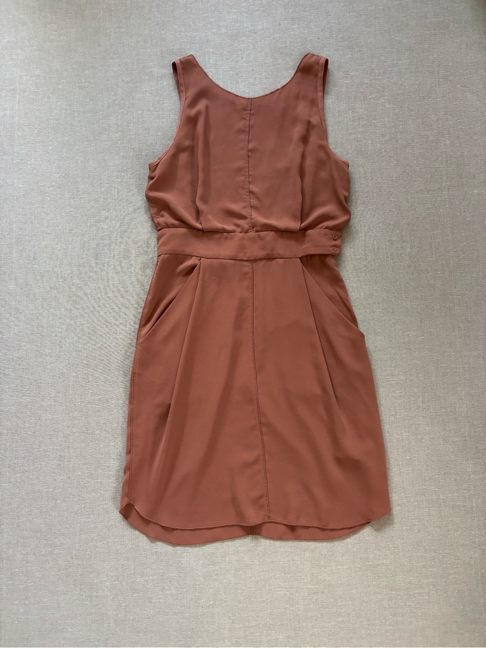 Wilfred Aritzia romantic blush floaty fairycore pleated dress in size 4